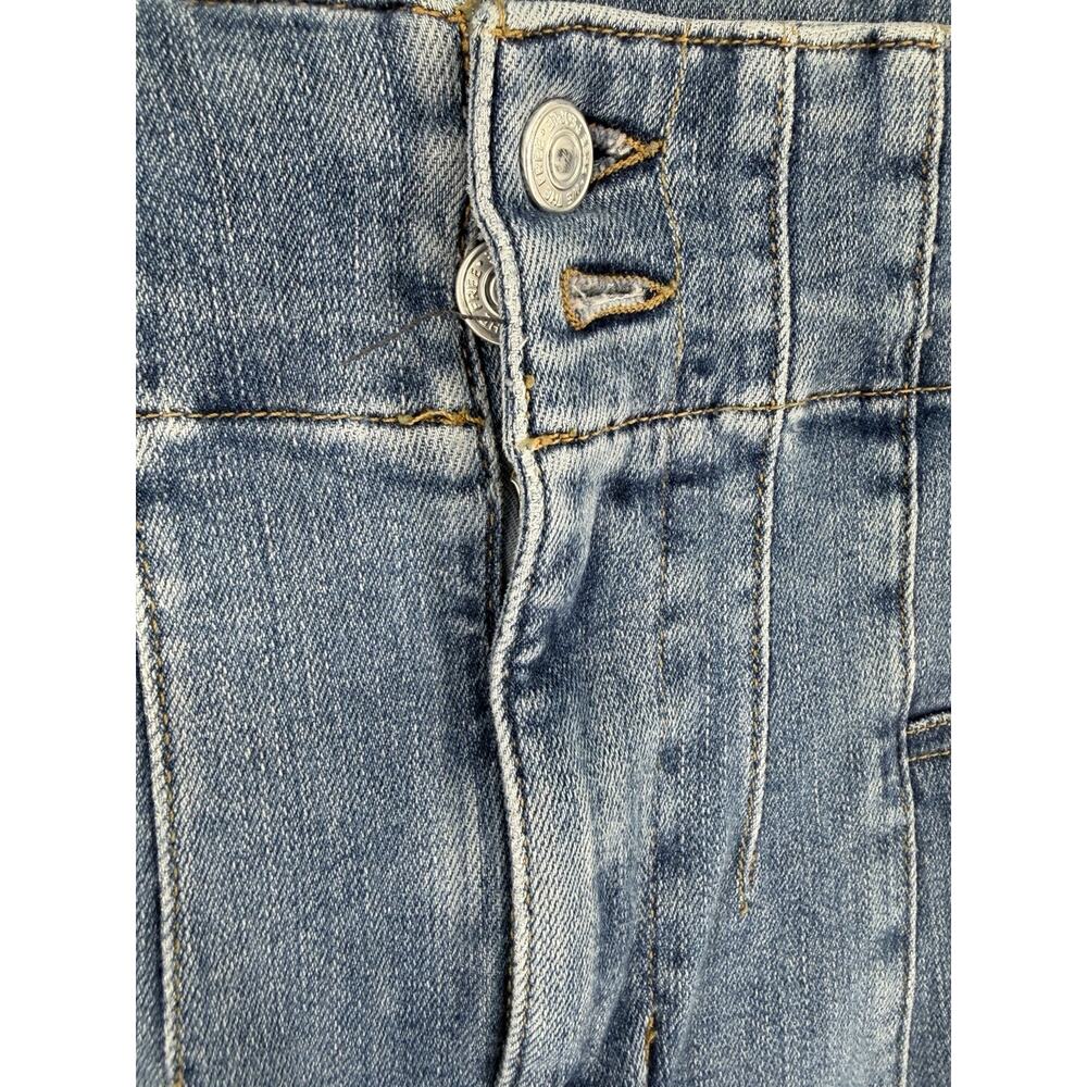 We The Free Blue Ultra High Waist Jayde Flared Women's Jeans Size 27 Free People - Picture 4 of 8